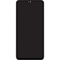 Συμβατή Οθόνη Soft-OLED και Μηχανισμός Αφής για Samsung Galaxy A53 5G A536B με Πλαίσιο - Μαύρο