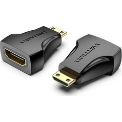 Vention Adapter mini HDMI male to HDMI female Black