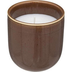 Ποτήρι κεραμ.με αρ.κερί amber