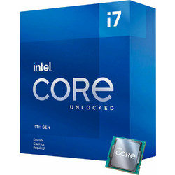 Intel Core i7-11700KF Box Επεξεργαστής 8 Πυρήνων για Socket 1200 με Ψύκτρα
