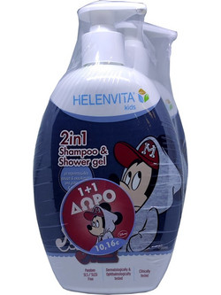 Helenvita Promo Kids Shampoo & Shower Gel Mickey 2x500ml