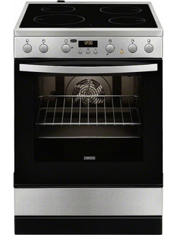 Zanussi ZCV65320XA Κουζίνα Ηλεκτρική 72lt με Κεραμικές Εστίες 59.6cm