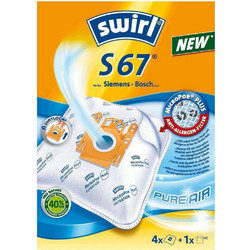 Swirl R39 Σακούλες Σκούπας 4τμχ Συμβατές με Σκούπα Rowenta
