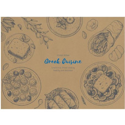 Next σουπλά εστιατορίου κραφτ Greek Cuisine 250τεμ. 70γρ. 42x30εκ