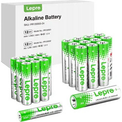 Alkaline battery LEPRO 130003-24 AA/AAA 24pcs