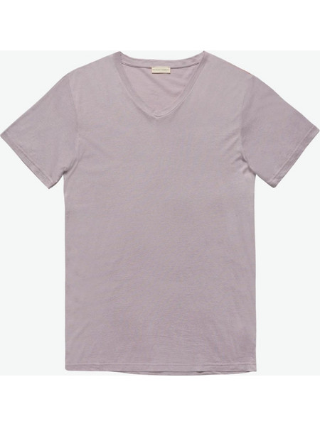 Modal Blend V-neck T-shirt Pastel Mauve