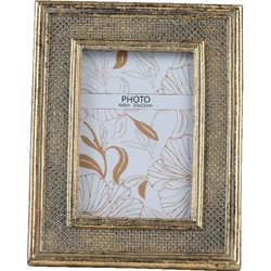 Artekko Frame Χρυσή Κορνίζα Ρητίνης για Φωτογραφία 4'Χ6' (16.5x21.5x2)cm