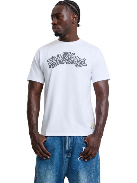 ED HARDY Ανδρικό T-Shirt Mens Stay True Regular T-Shirt - Λευκό