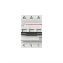 ΑΣΦΑΛΕΙΑ ΑΥΤΟΜΑΤΗ 3*40A C 6kA EX63 AEG - EX63C40