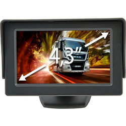 ΟΘΟΝΗ MONITOR TFT LCD 4,3'' 12-24V ΓΙΑ ΚΑΜΕΡΕΣ ΜΕ ΒΑΣΗ ΣΤΗΡΙΞΗΣ DGA - 1 τεμ. - DGA - VMO43/DGA