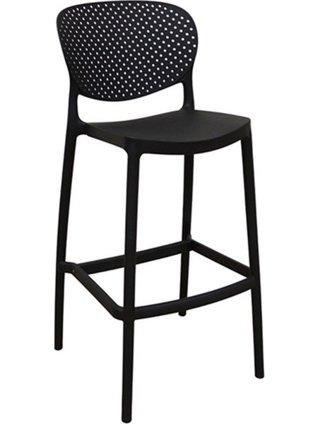 Σκαμπό Μπαρ Joy 21.0057 47x48x103cm Black
