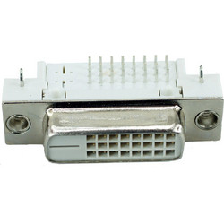 DVI Connector - DVI 25P, Nickel, White