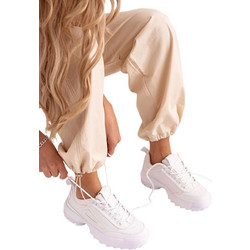 Luigi - Γυναικεία Sneakers με Ραφές 3840204 Λευκό