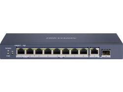 Hikvision DS-3E0510HP-E Unmanaged L2 Switch με 9 Θύρες Ethernet 1Gbps