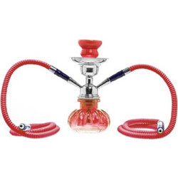 Ναργιλές Pumpkin Hookah Shisha διπλός 25cm 06813 RED 06813