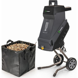 Electric blade branch shredder 2500 W 45 L W94205 WUBER