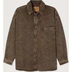 American Vintage Ashow Γυναικείο Πουκάμισο Τζιν Stone Brown