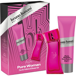 Bruno Banani Pure Woman Eau de Toilette 30ml + Shower Gel 50ml