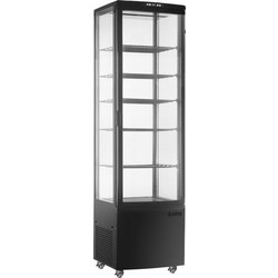 Karni ARIA-22278 Βιτρίνα Συντήρησης Επιδαπέδια μαύρη 6 Επιπέδων 278lt 515x485x1915mm (Εξουσιοδοτημένο Service)