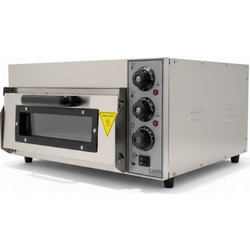 Ηλεκτρικός φούρνος πίτσας 2kW/230V με πυρότουβλο 58,5x53x31cm Vulcan-1(Εξουσιοδοτημένο Service)