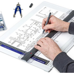 STAEDTLER Mars Zeichenplatte DIN A3 - Πλάκα σχεδίασης με παράλληλο οδηγό