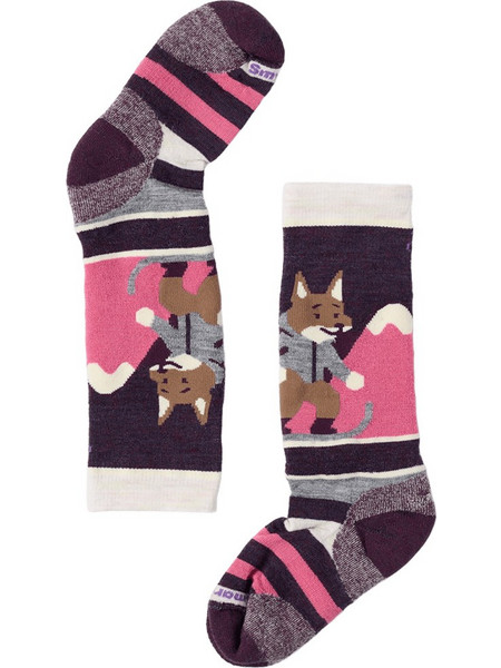 Smartwool - Kids Wintersport Fox Glade Over The Calf Socks Moonbeam