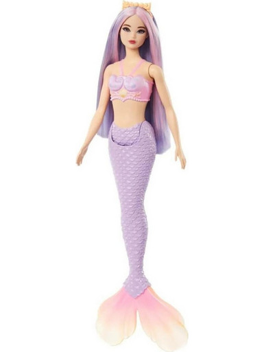 Mattel Barbie Νέα Γοργόνα με Λιλά Ουρά