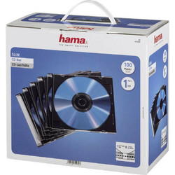 Θήκη CD 1x100 Hama Slim Jewel black 51270