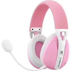 Havit Fuxi H1 Ασύρματο Gaming Headset Over Ear Pink