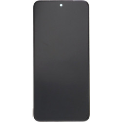 Συμβατή Οθόνη LCD και Μηχανισμός Αφής για Xiaomi Redmi Note 11 4G με Πλαίσιο - Μαύρο (OEM)
