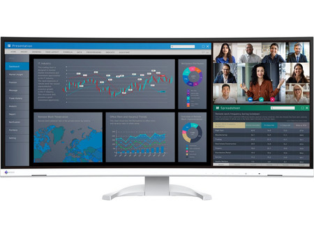 Eizo EV3851X-WT IPS Curved Monitor 37.5" 3840x1600 QHD 60Hz 5ms