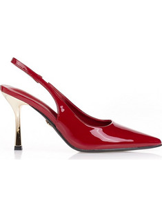 Γόβες TSOUKALAS μπορντό slingback