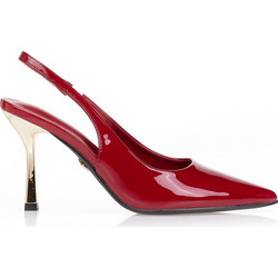 Γόβες TSOUKALAS μπορντό slingback