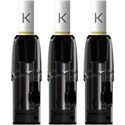 Kiwi 3 pcs POD TPD 1.7ml Clear Black