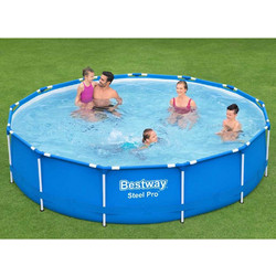 Bestway 92915 Πισίνα Πλαστική με Μεταλλικό Σκελετό Φ396x84cm