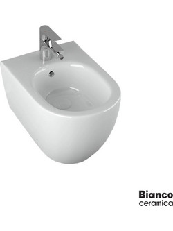 Κρεμαστό μπιντέ Bianco Ceramica 53 cm - Λευκό