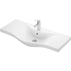 Martin Basic 100 Ένθετος Νιπτήρας Μπάνιου Πορσελάνης 100x46cm Λευκός 3WAY100PC0