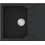 Sanitec Ultra Granite 812 Επικαθήμενος Νεροχύτης Γρανίτη Αντιστρεφόμενος Ματ Grafite 60x50cm