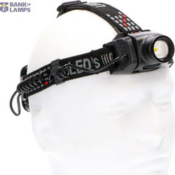 Headlamp - 6W 400Lm IP44 3xAA - CREE Zoom