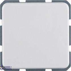 SCHUKO soc. out. hinged cover, splash-proteced flush-mtd IP44, p. whit