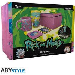 Gb Eye Rick & Morty Portal Gift Set Pink-Yellow