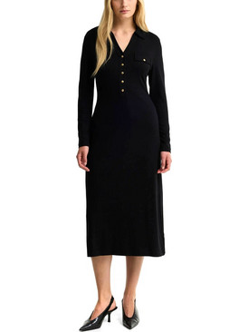 Barbour Ramona Midi Φόρεμα Μαύρο