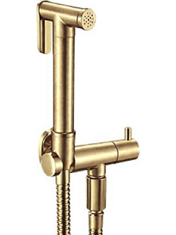 Εντοιχιζόμενος Διακόπτης Μπιντέ Γωνιακός SHOWER LINE Χρυσό Βουρτσισμένο PVD 12848VEN