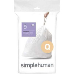Simplehuman code Q custom fit liners, 20 pack (CW0176)
