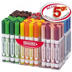 ΜΑΡΚΑΔΟΡΟΙ JUMBO COLORMAXI 120 ΤΕΜΑΧΙΩΝ 12 ΧΡΩΜΑΤΩΝ FIBRACOLOR