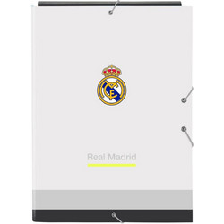 Safta: Real Madrid 25/26 Home Kit - Folio Cardboard Elastic Binder (512554068)