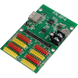 GLOBOSTAR CARD-FK-8F4 90096 κάρτα RGB LED επιγραφών, 4096x16/2048x32/1344x48/1024x64px, DC 5V IP20
