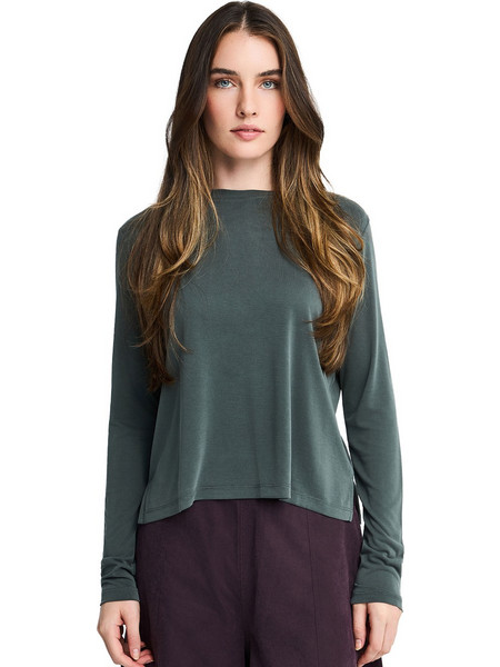 FUNKY BUDDHA ΜΠΛΟΥΖΑ ΓΥΝΑΙΚΕΙΑ FBL014-103-07-GREEN STORM (GREEN STORM)