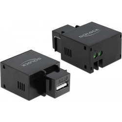 Keystone Module Usb Type-a Charging Port 2.1 A Black 86506