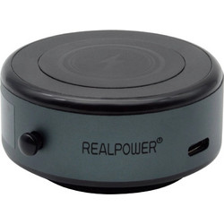 RealPower Βάση Κινητού Αυτοκινήτου με Μαγνήτη MagSafe Μαύρη 492652